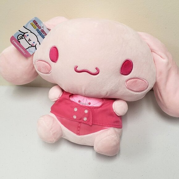 Sanrio Hello Kitty & Friends Cinnamoroll Pink Monochrome 2024 Jazwares Plush - Picture 7 of 7